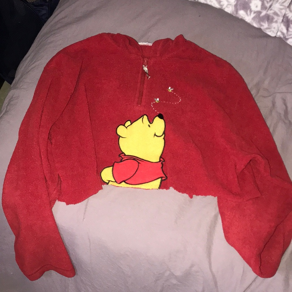 Winnie the Pooh cropped hoodie